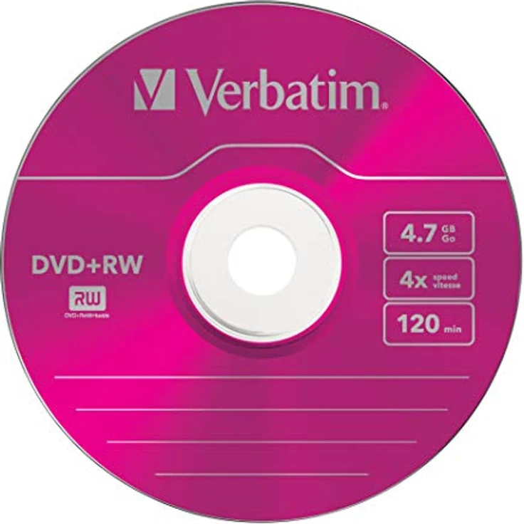 Verbatim DVD+RW 4,7 GB - 4-fache Brenngeschwindigkeit - hohe Lebensdauer - Kratzschutz - 5 Stück - Preisvergleich – Bild 6