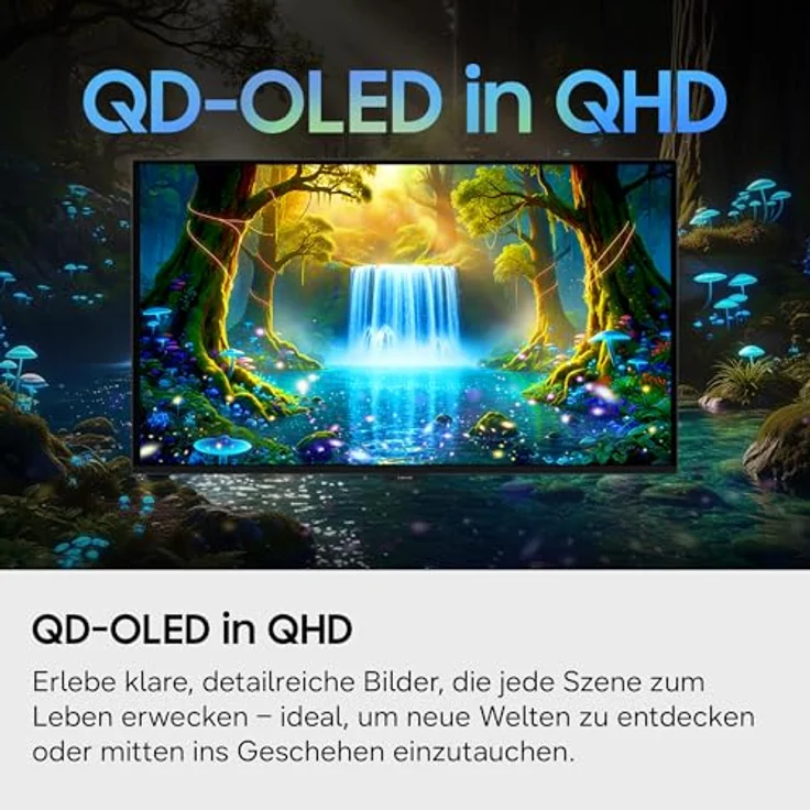 Samsung Odyssey OLED G61SH, 27" QHD Gaming Monitor mit 240Hz, 0,03ms Reaktionszeit und Glare Free Technologie – Bild 7