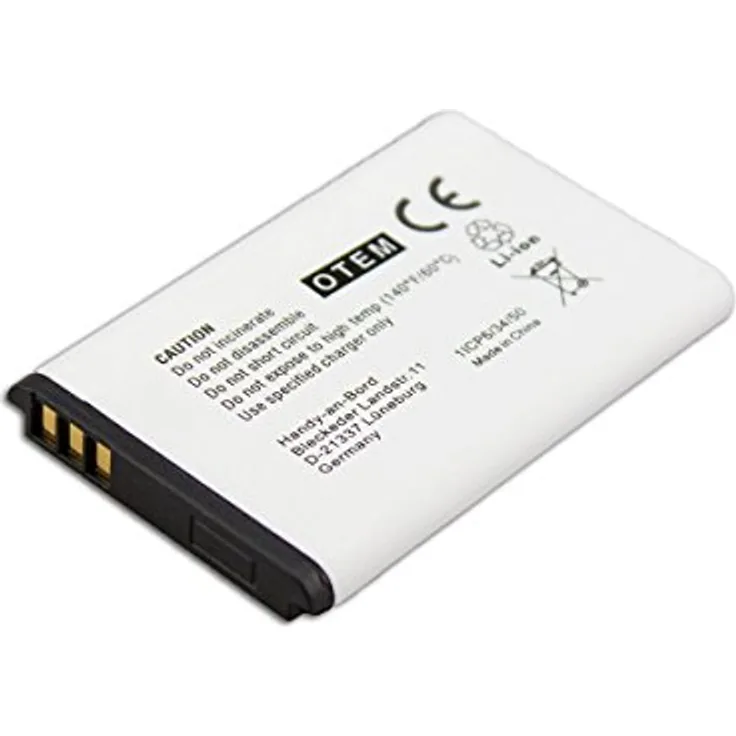 caseroxx Li Ion-Handy Akku für Doro 1370 / 1372, Ersatzakku 1100 mAh mit Überladungsschutz