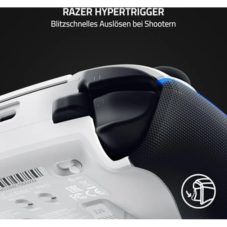 Razer Wolverine V2 Pro, Kabelloser Gaming Controller für PC und PS5 mit Razer HyperSpeed Wireless, Schwarz – Bild 7