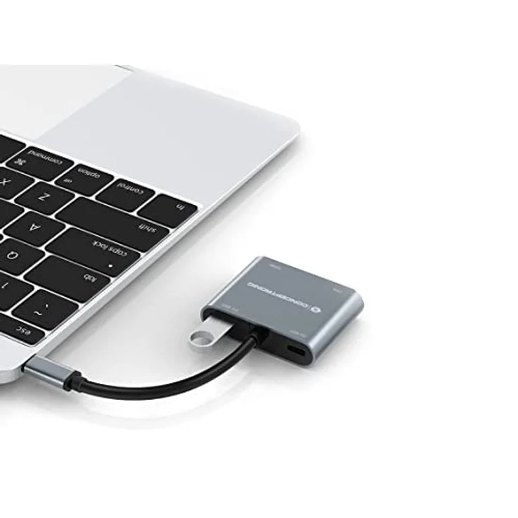 Conceptronic DONN16G Kabelgebunden USB 3.2 Gen 1 (3.1 Gen 1) Type-C Grau, Laptop-Dockingstation mit HDMI und VGA – Bild 4