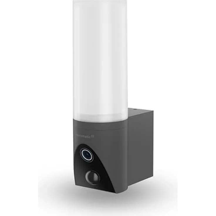 Homematic IP Außenlichtkamera, anthrazit, Smart Home mit HD Videoaufzeichnung und automatischer Beleuchtung