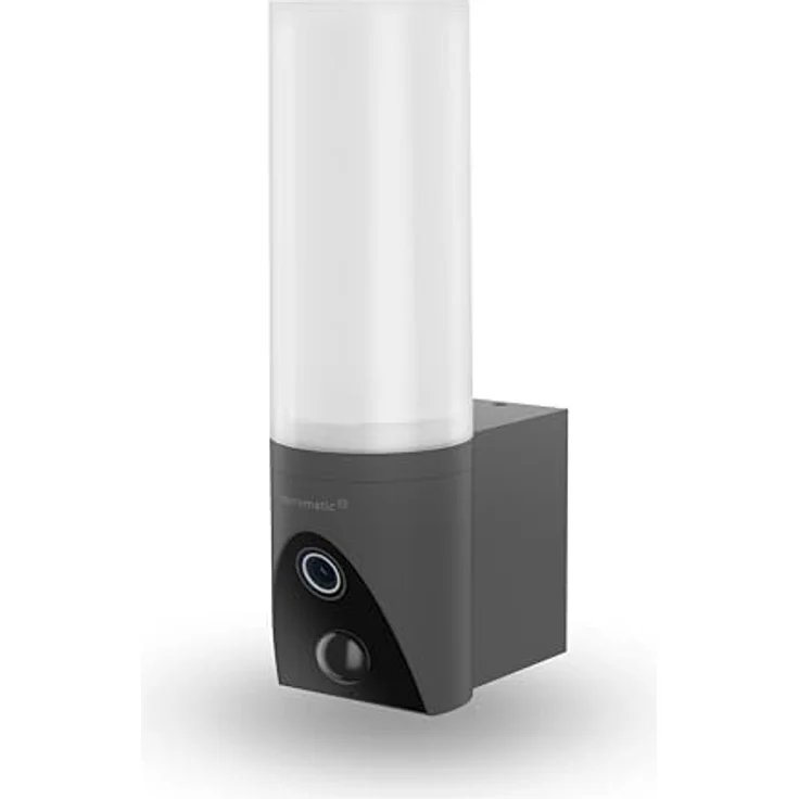 Homematic IP Außenlichtkamera, anthrazit, Smart Home mit HD Videoaufzeichnung und automatischer Beleuchtung – Bild 1