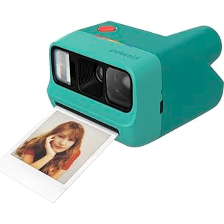 Polaroid Go Generation 3, Mini Sofortbildkamera mit Selfie-Spiegel und Blitz, Blaugrün (9194), nur kompatibel mit Go Film – Bild 2