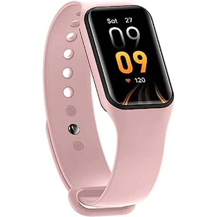 Blackview R1 Smartwatch, Sport Smartwatch mit 24 Trainingsmodi, Herzfrequenz- und Schlafmonitor, wasserdicht IP68, rosa Armband – Bild 2