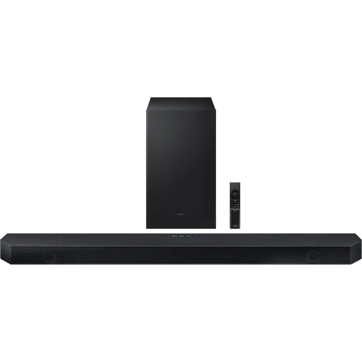 Samsung HW-Q600H, Dolby Atmos Soundbar mit 3.1.2 Kanälen, 34 W, HDR10 Plus, Titan Black
