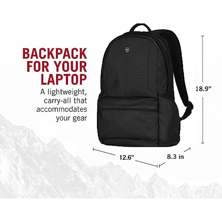 VICTORINOX Altmont Original Laptop Backpack, Laptop Rucksack, Damen/Herren, 15,6" Laptopfach, Tabletfach, 22 l, Schwarz – Bild 2