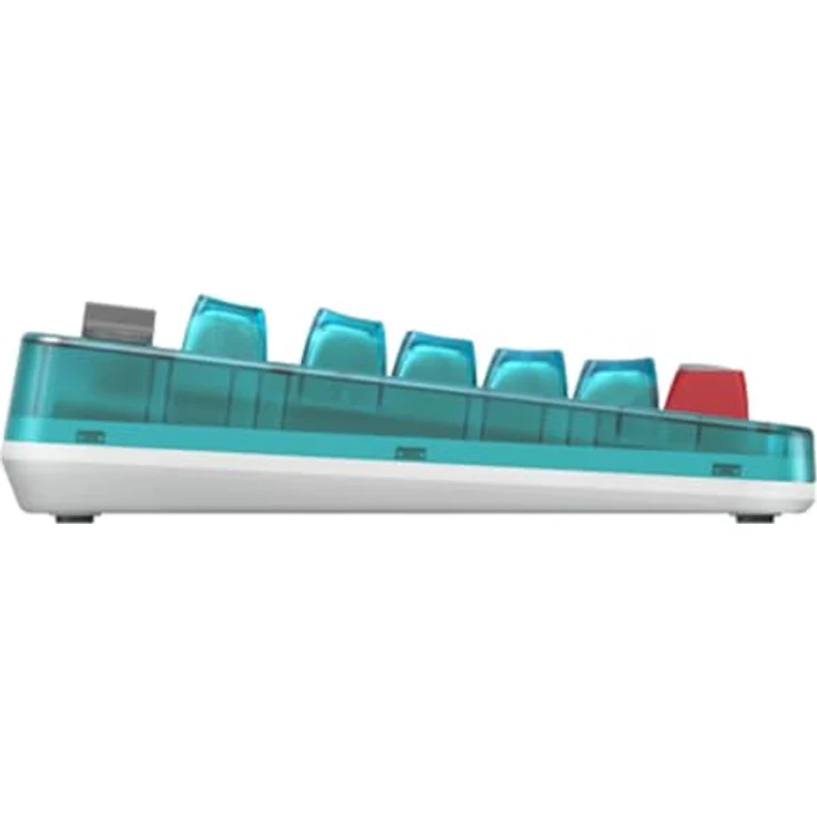 8BitDo Mechanical Keyboard - Clear Blue - Gaming Tastatur mit RGB-Hintergrundbeleuchtung, US International Layout und hot-swappable PCB – Bild 3