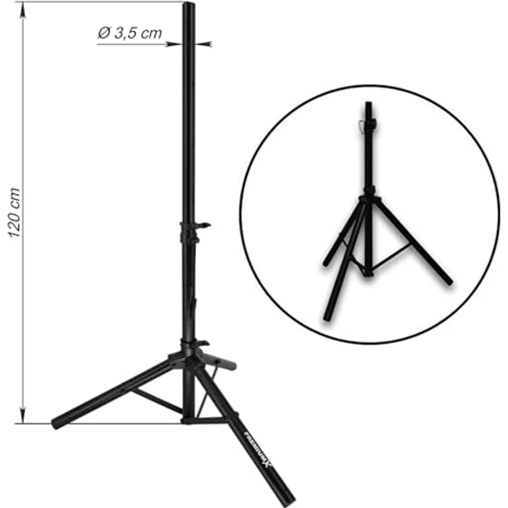 PremiumX PXS45 Camping Sat Anlage, 45cm Antenne in Anthrazit mit Hochleistungs-LNB, Kabel, Stativ und Receiver – Bild 7