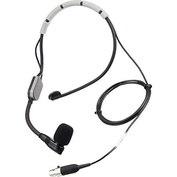 Shure SM35-XLR Performance Headset-Kondensatormikrofon, inkl. Windschutz mit Snap-Fit Halterung und Inline-XLR-Vorverstärker – Bild 1
