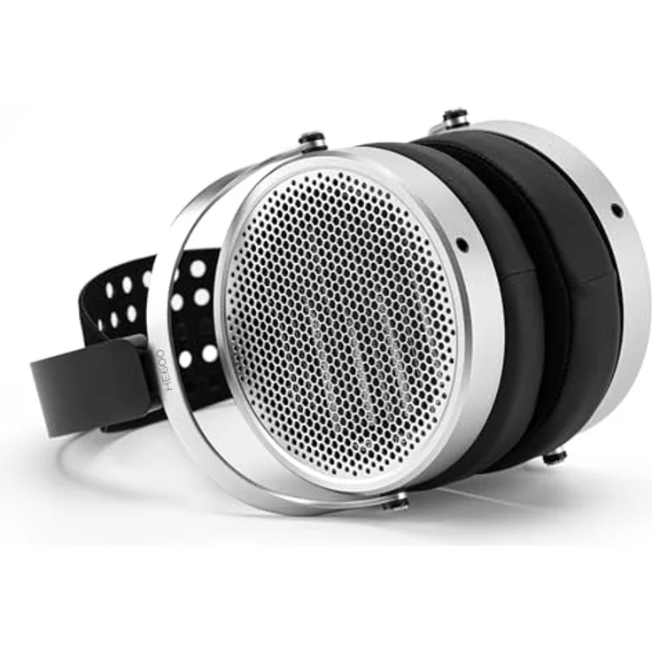 HIFIMAN HE 600, offene Magnetostatik-Kopfhörer mit 8Hz - 65.000Hz Frequenzbereich, Silber/Schwarz – Bild 2
