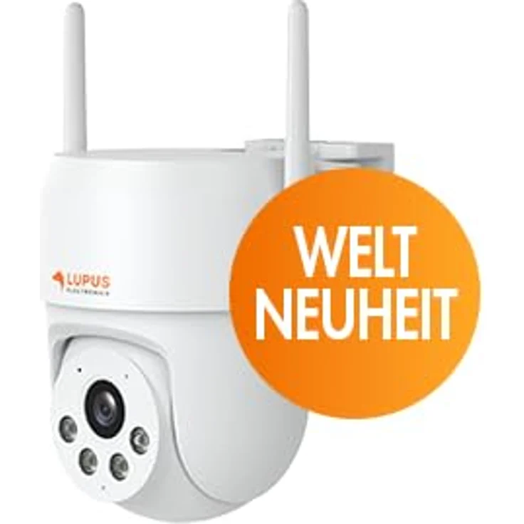 Lupus Electronics LE213 Alarmkamera, 3MP mit KI-Objektverfolgung, WiFi 6, Täteransprache, 30m Flutlicht, Sirene, IP66, inklusive APPs und Windows/Mac Software – Bild 2