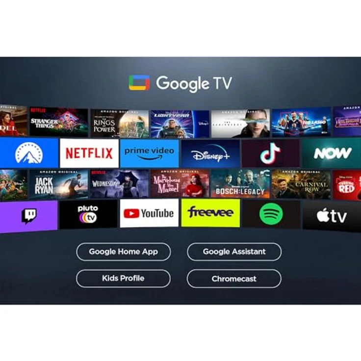 TCL 65C655 QLED Pro 4K TV, 120Hz Gaming, Dolby Vision, Google TV, Dolby Atmos Sound, rahmenloses Design – Bild 9