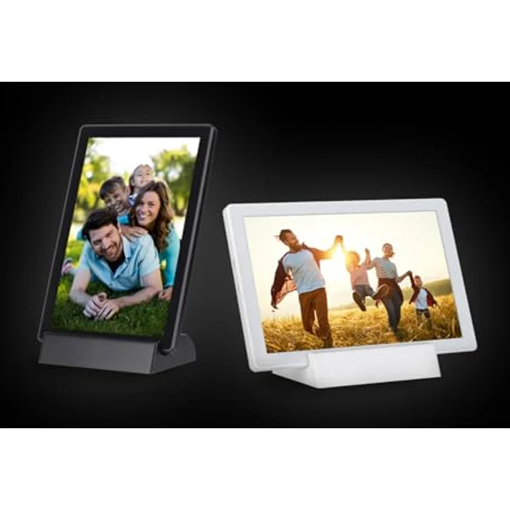 Rollei Smart Frame WiFi 106, Digitaler Bilderrahmen 10,1 Zoll mit 800 x 1280 Pixel, Weiß, 8 GB Speicher für bis zu 7.000 Fotos – Bild 5