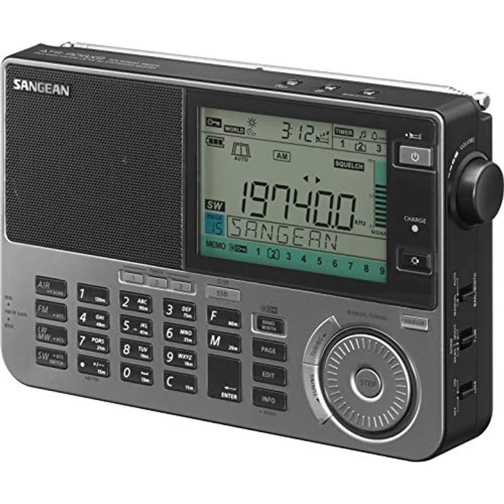 Sangean ATS-909X2 Profi Weltempfänger mit UKW Stereo, schwarz Schwarz – Bild 3