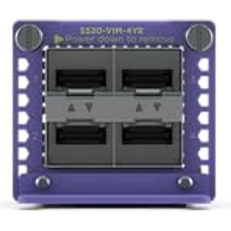 Extreme Networks 5520 VERSATILE INTERFACE MODULE (4 Ports) Netzwerk Switch, mit vier 25GbE SFP28 Ports MACs – Bild 2