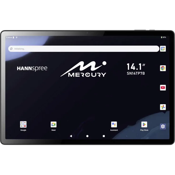 Hannspree Mercury 14.1 Zoll Android Tablet, 128 GB Speicher, 6 GB RAM, 1.8 GHz Octa-Core, 4G LTE, 1920 x 1280 Pixel, Metallgehäuse, Schwarz
