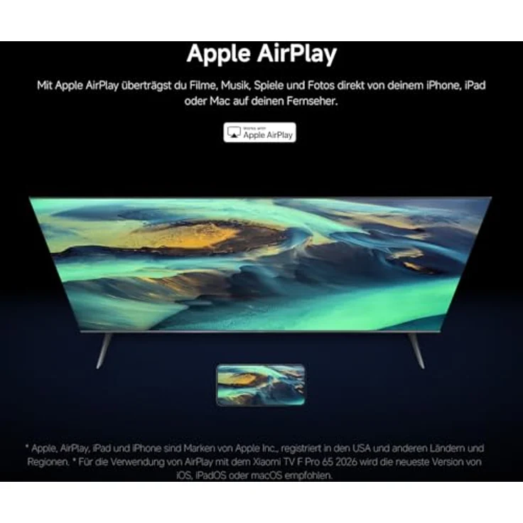 Xiaomi TV F Pro 65, 165 cm 4K UHD QLED Smart TV mit Fire OS8, Triple Tuner, HDR10+, 120Hz Game Boost Mode und Sprachsteuerung – Bild 14