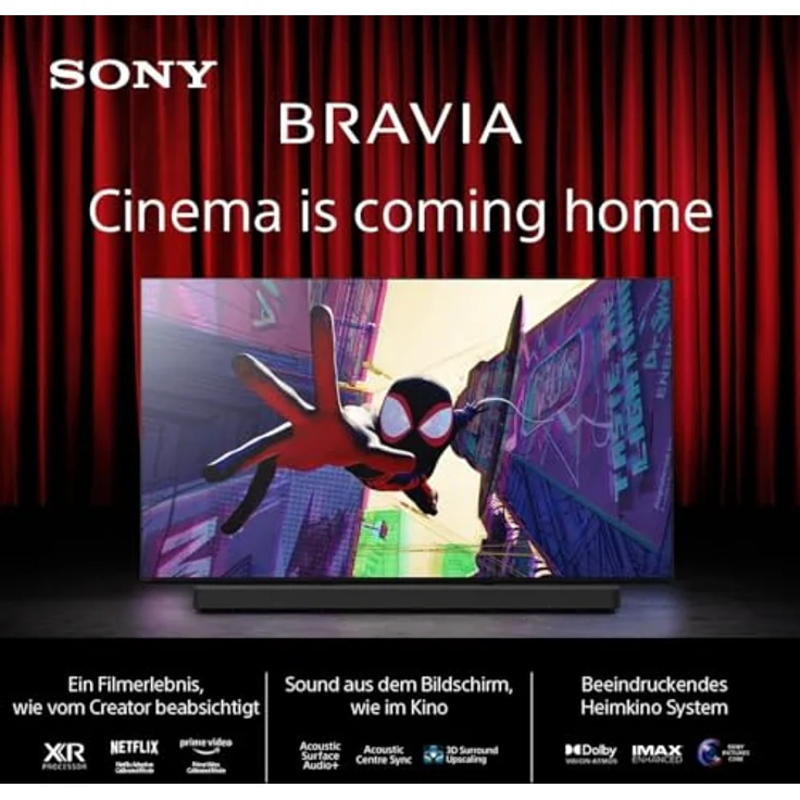 Sony BRAVIA 7 QLED (XR l Mini LED) 65 Zoll 4K HDR Google Smart TV (2024) | Gaming-Funktionen Playstation 5, IMAX Enhanced, Dolby Vision Atmos, Chromecast, AirPlay, 120Hz 65XR70 – Bild 2