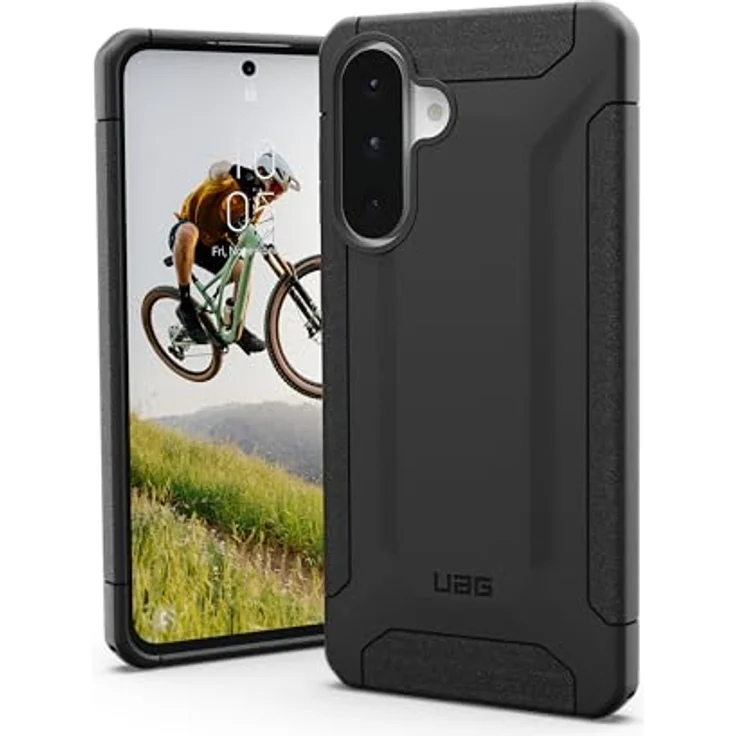 URBAN ARMOR GEAR Scout Case Samsung Galaxy A56 5G Hülle Sturzfest nach Militärstandard, Displayschutz, schwarz – Bild 1