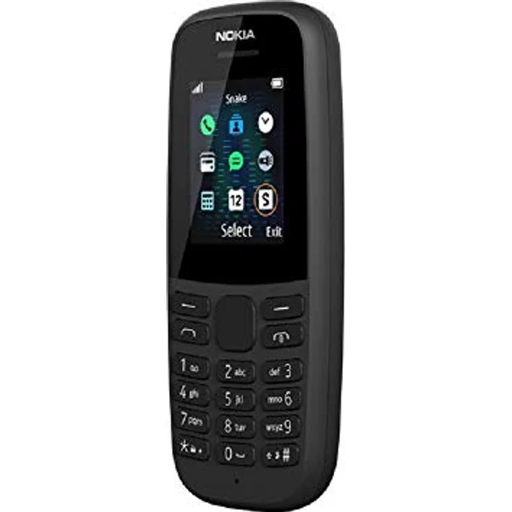 Nokia 105 Dual SIM, Mobiltelefon mit 1,77 Zoll Display, 15 Stunden Gesprächszeit, schwarz – Bild 2