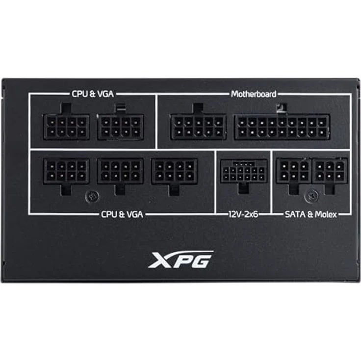 XPG Core Reactor II VE 650 W Schwarz 80 Plus Gold PSU FDB 120mm Lüfter ATX 3.1 / EPS v2.92 – Bild 5