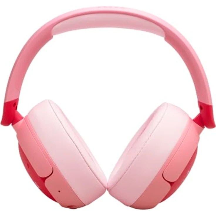 JBL Junior 470 NC, Kabellose Over-Ear Bluetooth-Kopfhörer mit Active-Noise-Cancelling für Kinder, Mikrofon, 50 h Wiedergabe, Safe Sound, geringer Lautstärke, Simpler Bedienung und Stickern, Pink – Bild 5