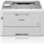 Brother HL-L8240CDW Professioneller und kompakter Farb-LED-Drucker mit WLAN/LAN (30 Seiten/Min.) weiß/grau