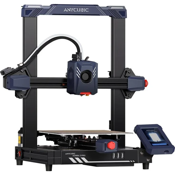 Anycubic Kobra 2 Pro, 3D Drucker mit 500 mm/s Druckgeschwindigkeit, intelligentem Resonanzmanagement und Fernsteuerung über Anycubic APP