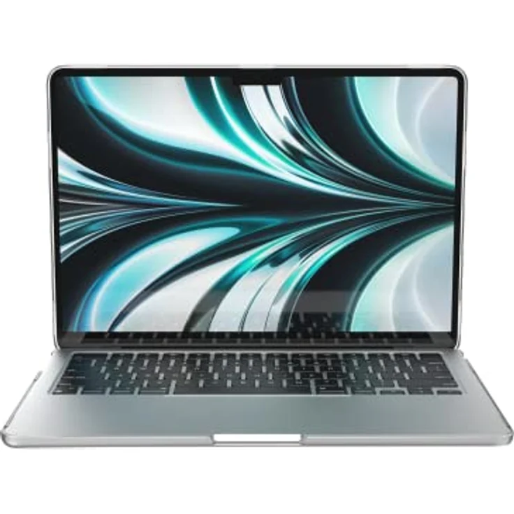 Speck Products MacBook Air M2 (2022) Smartshell (Clear/Clear/SweaterGrey) – Bild 5