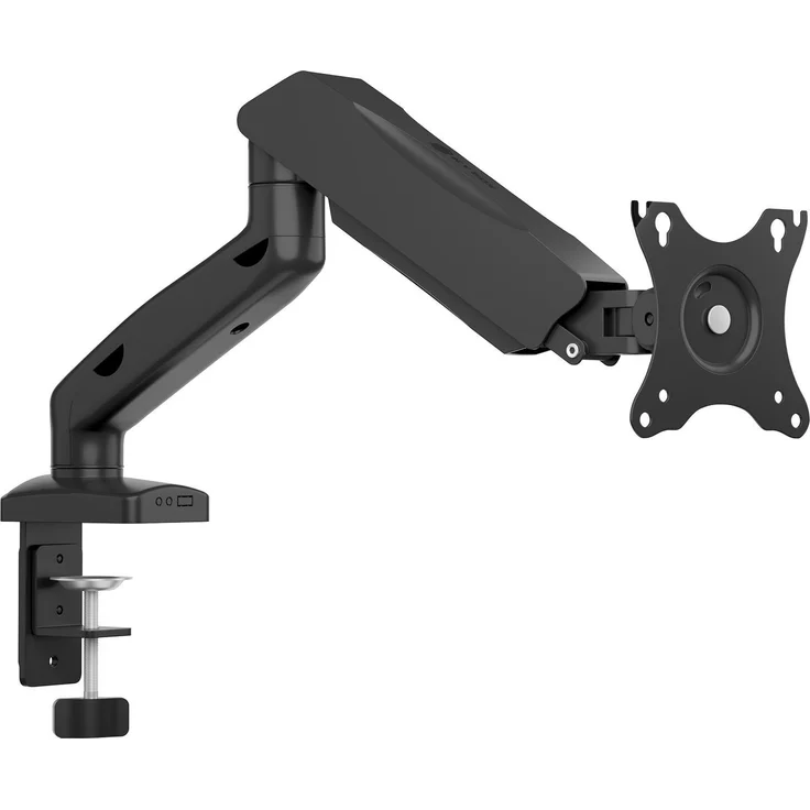 Icy Box IB-MS203-T, Monitor Halterung für bis zu 32 Zoll, höhenverstellbar, neigbar und schwenkbar, Schwarz