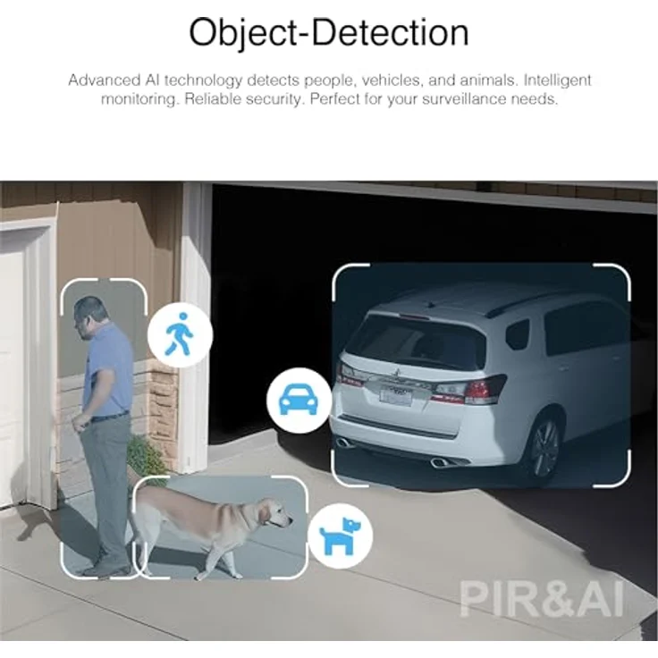 INSTAR IN-9808 4K IP Überwachungskamera außen schwarz, AI-Personenerkennung, IR-Nachtsicht, LAN/WLAN/PoE, HomeKit-kompatibel, NDAA/TAA-konform – Bild 4