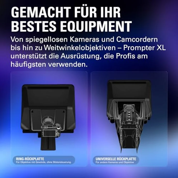 Elgato Prompter XL, vollformatiger Teleprompter mit 15,6"-Full HD Display, abnehmbar und Voice Sync – Bild 5