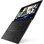Lenovo ThinkPad X1 Carbon Gen 10 21CB - 180°-Scharnierdesign - Intel Core i7 1255U / 1.7 GHz - Intel Iris Xe Grafikkarte - 16 GB RAM - 1 TB SSD Performance - 35.6 cm (14") IPS 3840 x 2400 Laptop, Schwarz
