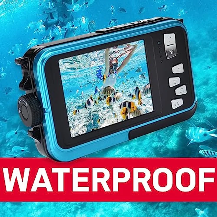 AgfaPhoto Realishot WP8000 Unterwasser-Digitalkamera blau – Bild 2