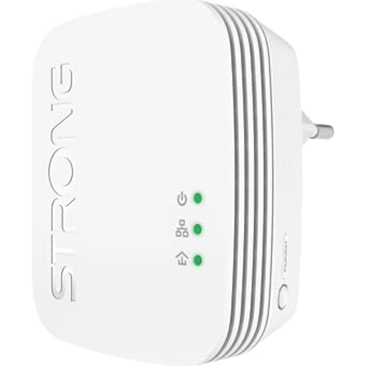 STRONG Powerline 1000 Mbits mit 1 LAN-Port, geringer Stromverbrauch, Internet über Stromkreis, optimale Netzwerksicherheit, POWERL1000DUOMINI – Bild 3