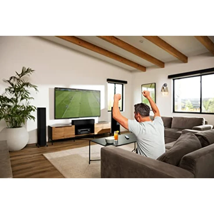 Denon AVR-X2800HDAB 7.2-Kanal AV-Receiver, HiFi Verstärker mit Dolby Atmos, DTS:X, 6 HDMI Eingängen und 2 Ausgängen, 8K HDMI, Bluetooth, DAB, WLAN, AirPlay 2, HEOS Mulitroom, Alexa kompatibel, schwarz – Bild 4