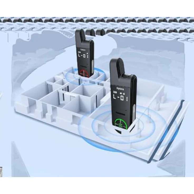 Hytera S1 mini HYT-S10 B1, ultraleichtes PMR-Funkgerät mit 0,5W, 446MHz, 750mAh Akku und festem Gürtelclip, schwarz – Bild 5