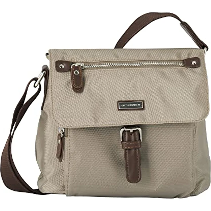 TOM TAILOR, RINA, Damen, Umhängetasche, S, Taupe – Bild 1