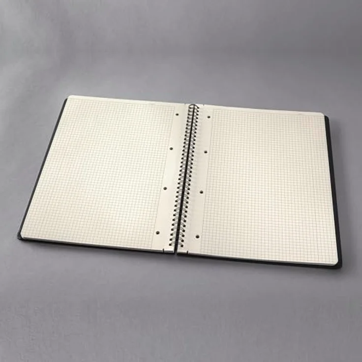 Sigel Notizbuch Conceptum A4, 160 Seiten kariert, Hardcover mit versetzbarem Register, PEFC zertifiziert, schwarz – Bild 2