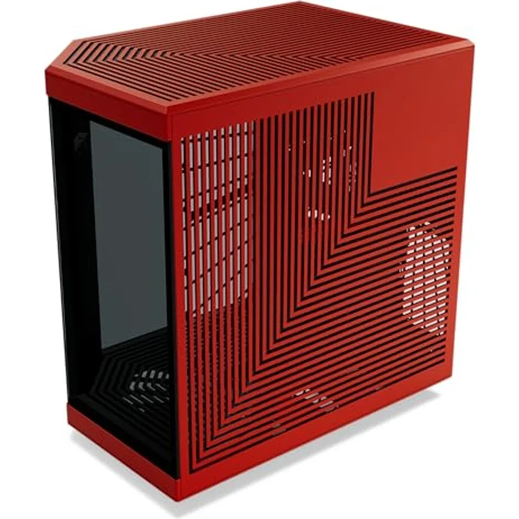 Hyte Y70 Touch Infinite PC-Gehäuse, Midi-Tower, ATX, Tempered Glass - Black Cherry mit verbessertem integriertem 2,5K Display und Touch-Funktion – Bild 5
