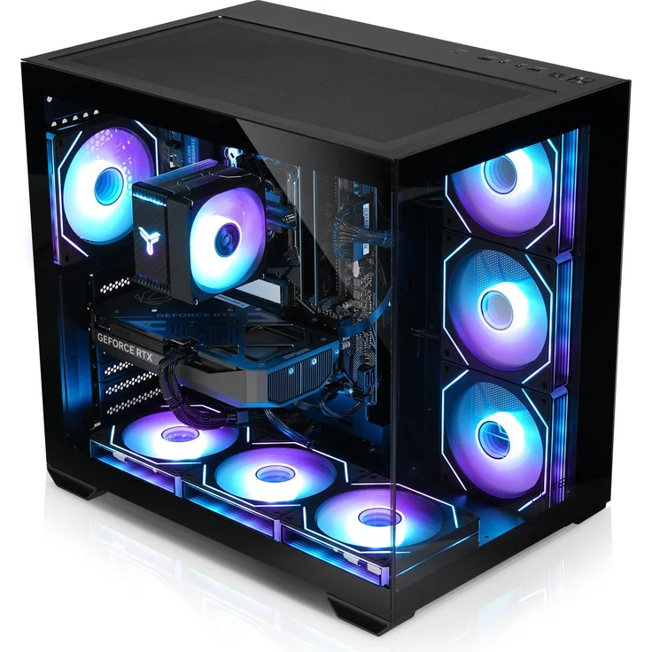 kiebel.de Gaming PC Panorama V, AMD Ryzen 7 5700X, 32GB DDR4, NVIDIA RTX 5060 Ti 8GB, 1TB SSD, mit WLAN und Windows 11
