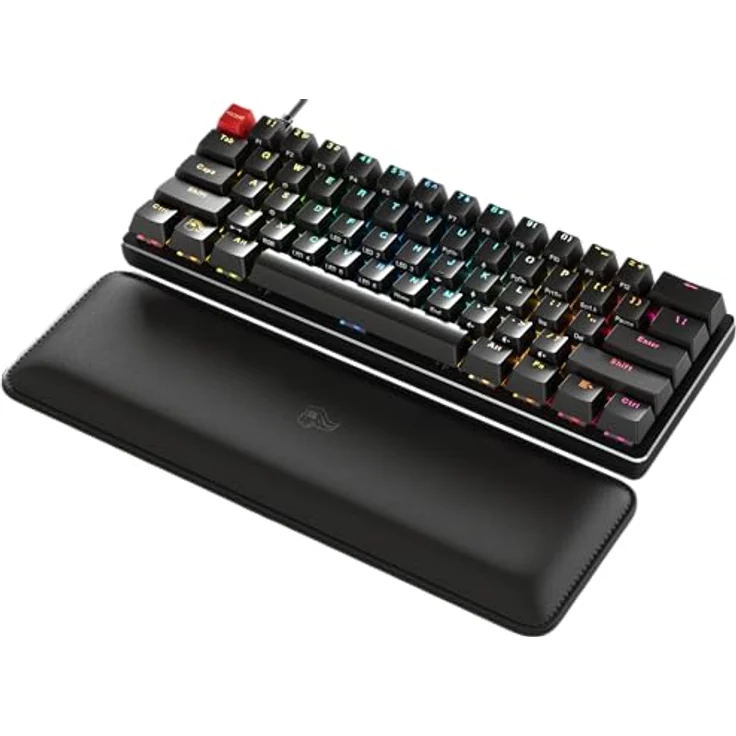 Glorious PC Gaming Race Stealth Tastatur-Handballenauflage Slim - Compact, schwarz – Bild 5
