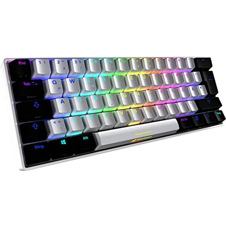 Sharkoon, usb, Skiller SGK50 S4 wh Kailh Brown, Gaming-Tastatur, weiß – Bild 3