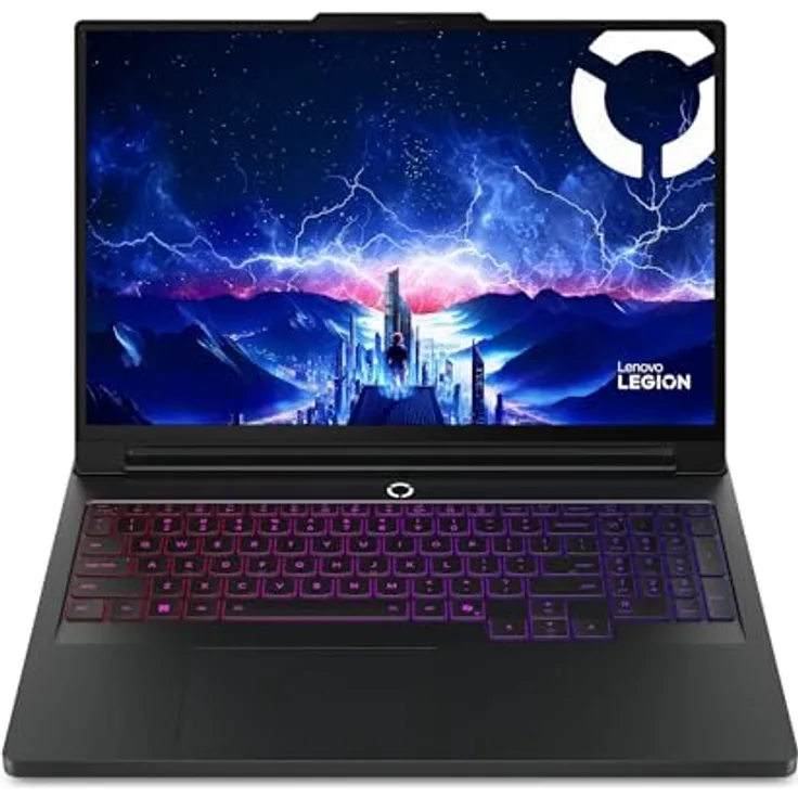 Lenovo Legion Pro 7i Gaming AI Laptop, 16" WQXGA 240Hz OLED, Intel Core Ultra 9, 64GB RAM, 1TB SSD, NVIDIA GeForce RTX 5090, Windows 11, QWERTZ, AI Chip LA3, 3 Monate GamePass