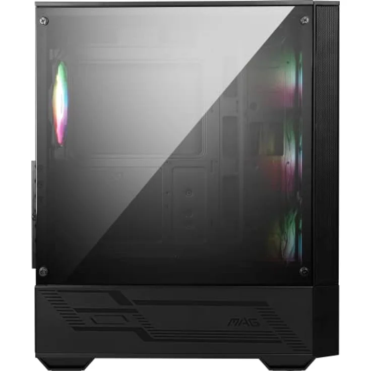 MSI PC-Gehäuse MAG FORGE 112R, Gaming Gehäuse mit imposantem Design, schwarz – Bild 3