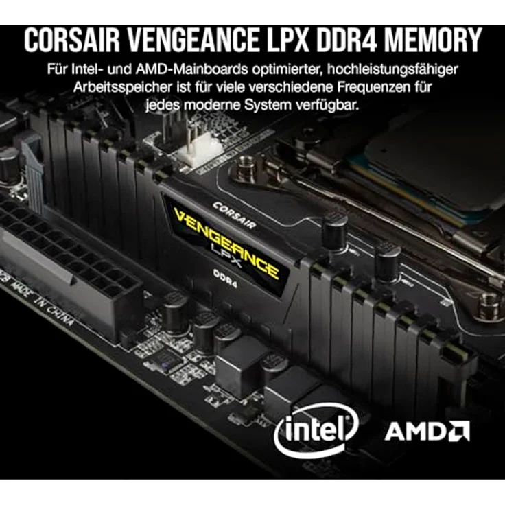 Corsair Vengeance LPX Kit 16GB DDR4-3200 (CMK16GX4M2B3200C16) - Preisvergleich – Bild 2