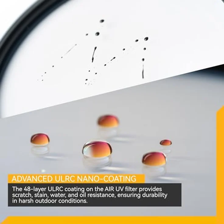 NiSi Air UV Filter Schutzfilter 37mm Kamera Objektiv Filter - 99,9% Lichtdurchlässigkeit, Ultradünner Rahmen, Optisches Glas, Extrem Geringe Reflexion – Bild 4