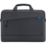 Mobilis TRENDY BRIEFCASE 14-16IN BLACK, Notebooktasche aus 35 % recycelten Materialien, wasserdicht, schwarz