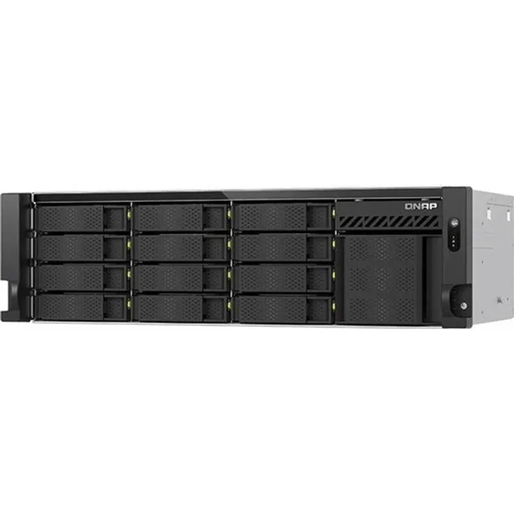 QNAP TS-h1655XeU-RP, 12-Bay NAS Server mit Intel Atom C5125, 8 GB DDR4, 10GbE Ethernet und iSCSI-Unterstützung